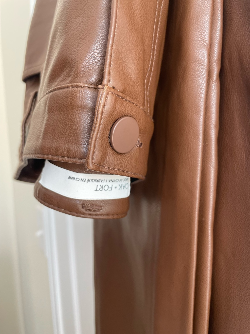 BNWOT Oak & Fort Faux Leather Pant